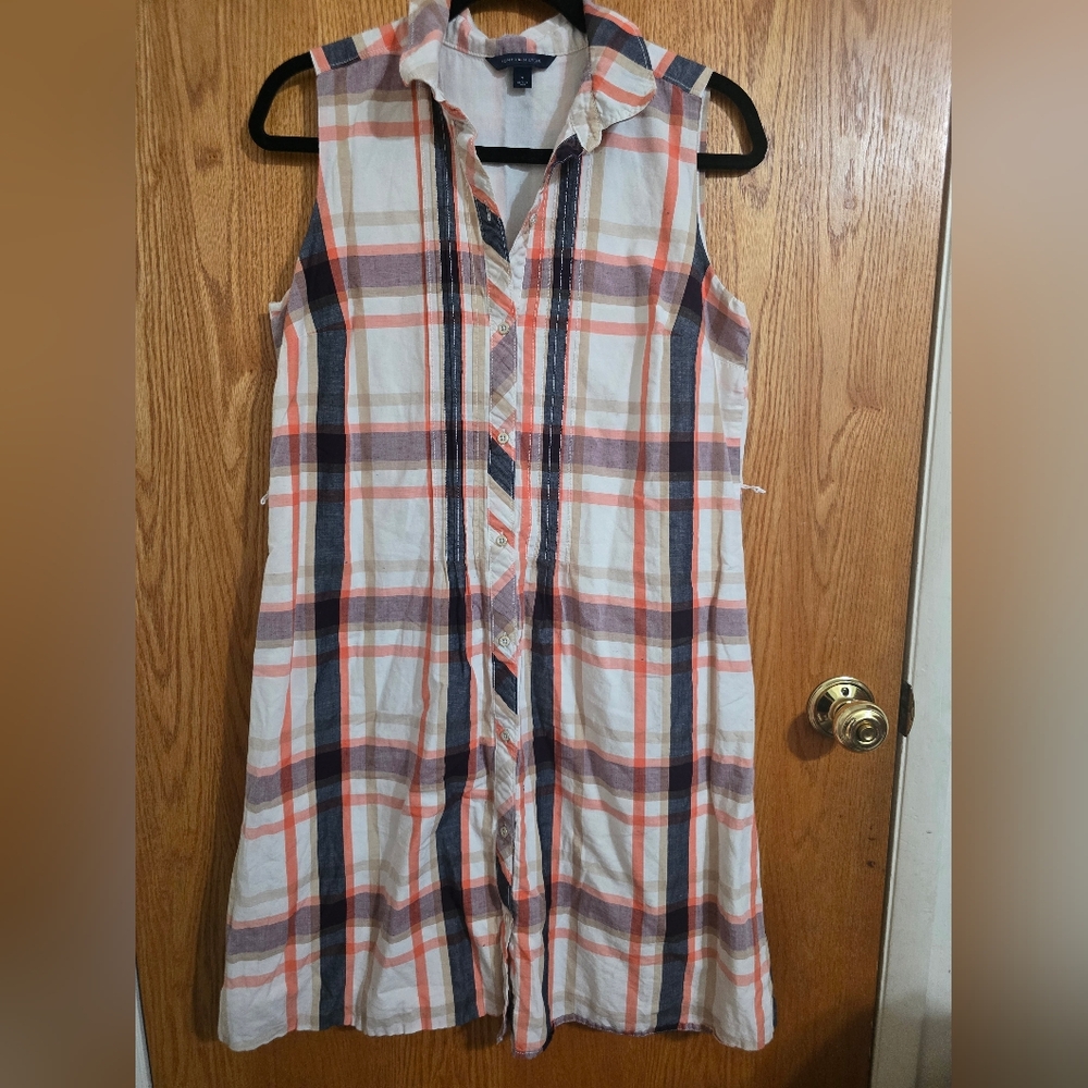 EUC Tommy Hilfiger Plaid Sleeveless Dress